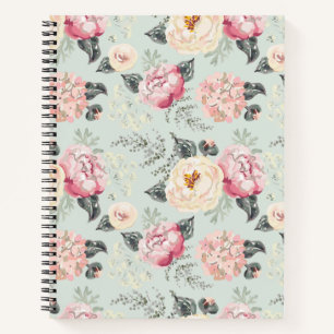Carnet Motif rose Rose Garden