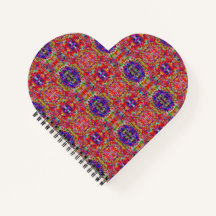 motif rouge reflété