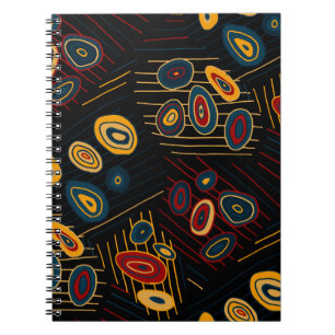 Carnet Motif sans couture avec doodles modernes abstraits