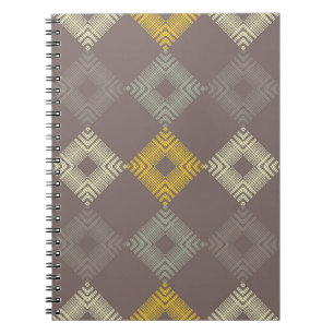 Carnet motif sans couture pois. Mosaïque de figu ethnique