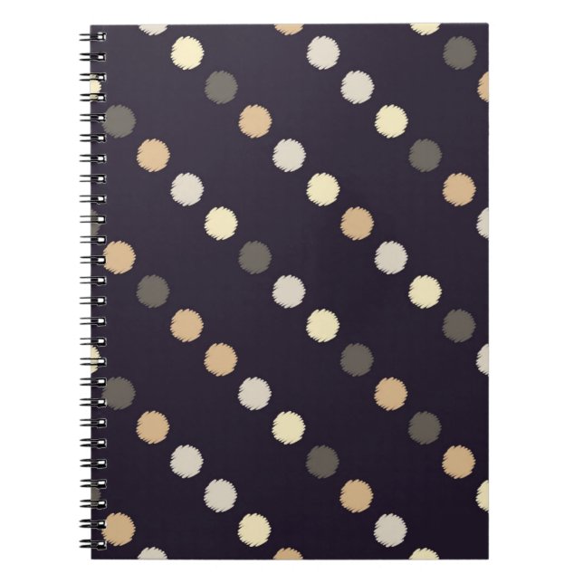 Carnet Motif sans soudure à point Polka. La texture cribl (Devant)