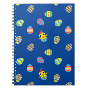 Carnet Motif semi-transparent d'oeuf de Pâques pâques