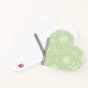Carnet Motif Snowflake