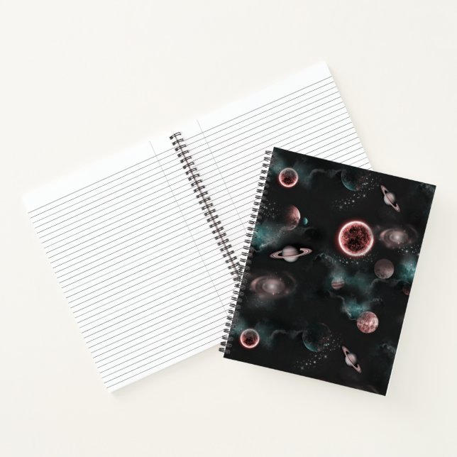 Carnet Motif spatial  (Intérieur)
