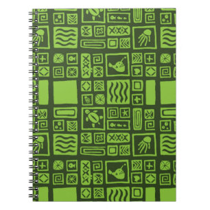 Carnet Motif Tiki