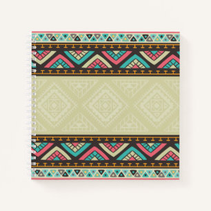 Carnet Motif Tiki de la tribu ethnique simple   Ordinateu