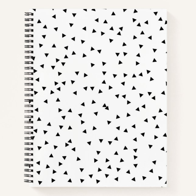 Carnet Motif triangle de style scandinave (Devant)