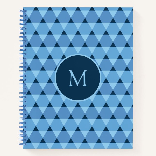 Carnet Motif triangles (Devant)