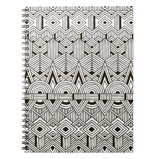 Carnet Motif tribal inspiré (Devant)