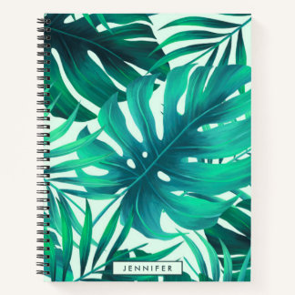 Carnet Motif tropical
