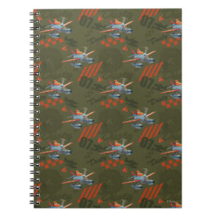 Carnet Motif vert Dusty