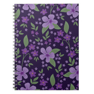 Carnet Motif vintage sans couture. merveilleux lilas et p