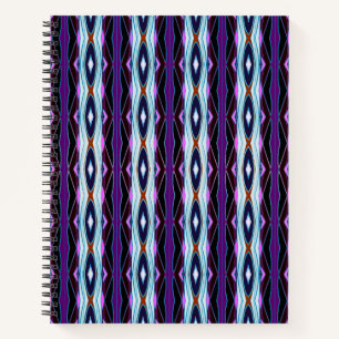 Carnet Motif violet unique