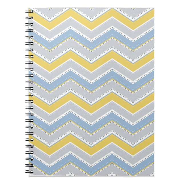 Carnet Motif Zigzag (Devant)