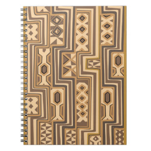 Carnet Motifs de l'Afrique : Art africain abstrait Brown