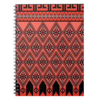 Carnet Motifs de tissus : décoration arrière - plan bleue