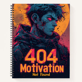 Carnet Motivation 404 pour l'avenir - Conception de puiss
