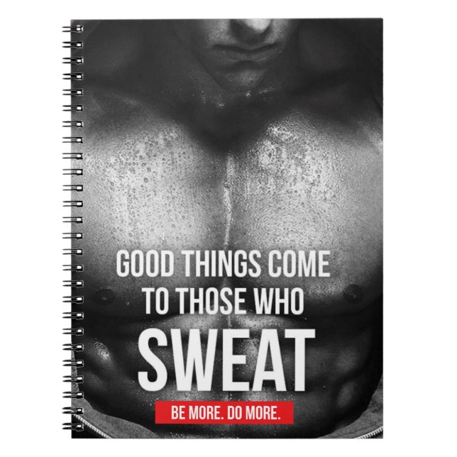 Carnet Motivation de l'entraînement - Sueur (Devant)