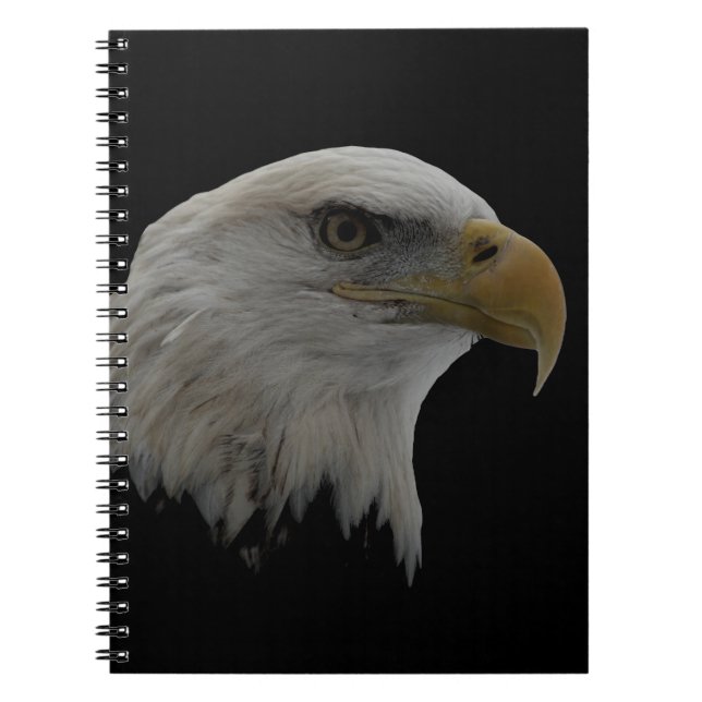 Carnet Motivation du leadership de l'aigle américain (Devant)