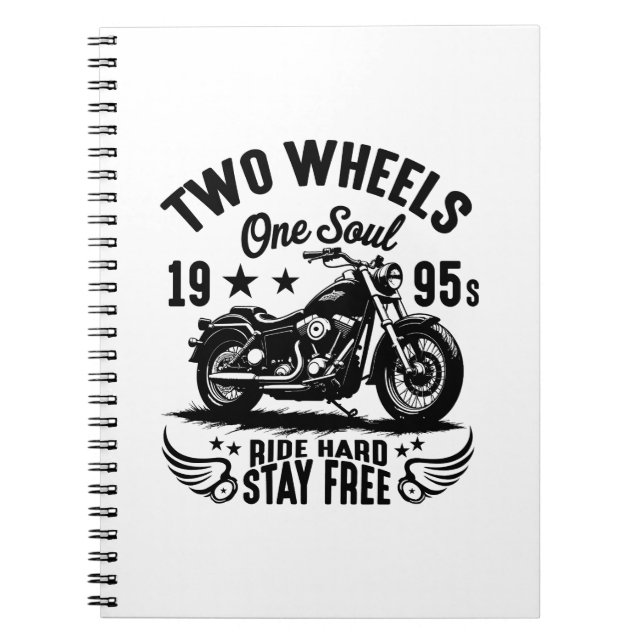 Carnet Moto Vintage 1995 (Devant)