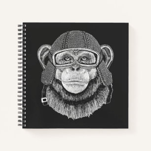 Carnet Motocycliste Chimpanzé