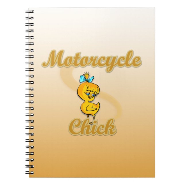 Carnet Motorcycle Chick (Devant)