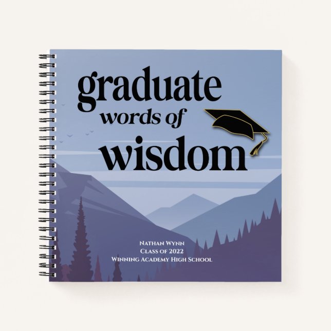 Carnet Mots Modernes De La Sagesse Mémoire Maintien Gradu (Devant)