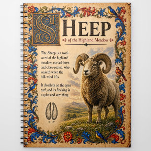 Carnet Mouton, Art de Bestiaire Médiéval