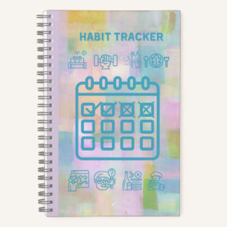 CARNET MULTI-COLORED HABIT TRACKER