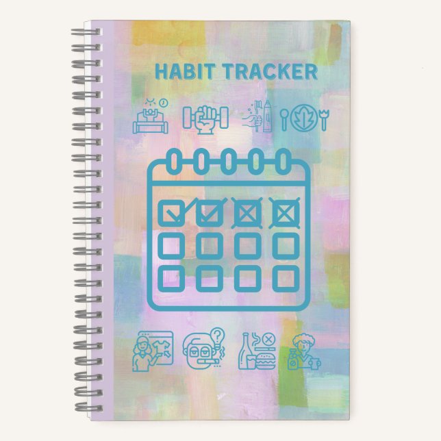 CARNET MULTI-COLORED HABIT TRACKER (Recto)