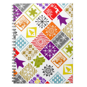 Carnet Multicolored christmas