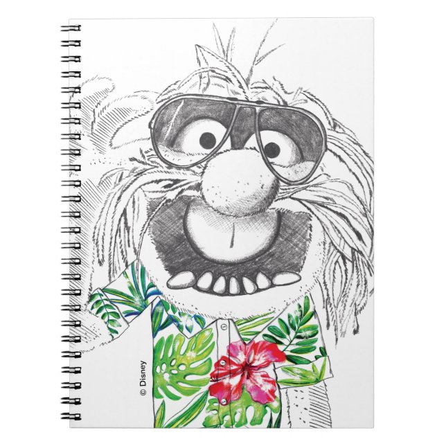 Carnet Muppets | Animal Dans Une Chemise Hawaïenne (Devant)