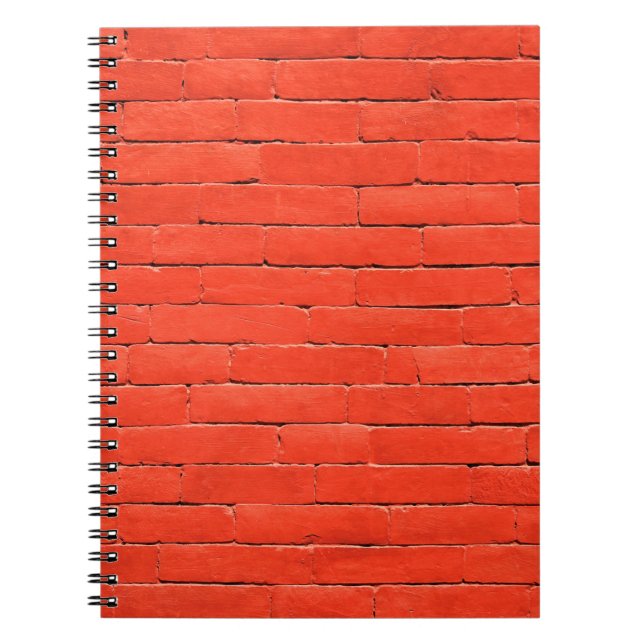 Carnet Mur de brique brique rouge (Devant)