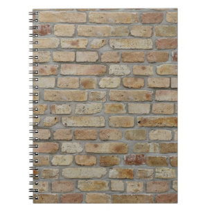 Carnet Mur de briques marron Un design original