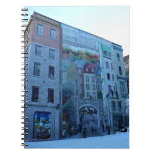 Carnet Mural in Old Quebec City, Quebec, Canada