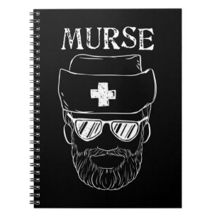 Carnet Murse Nurse Man Funny Tshirt cadeau pour Homme Nur