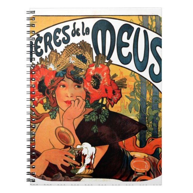 Carnet Muse à bière vintage (Devant)