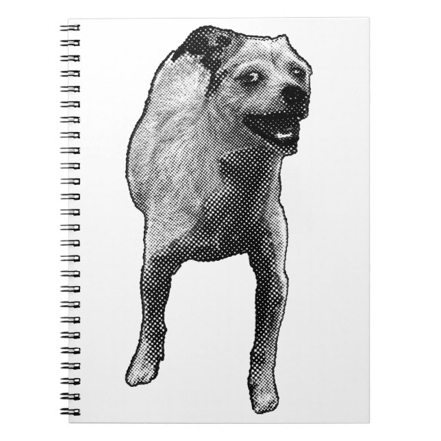 Carnet Muse pointillée, Notes heureuses (Devant)