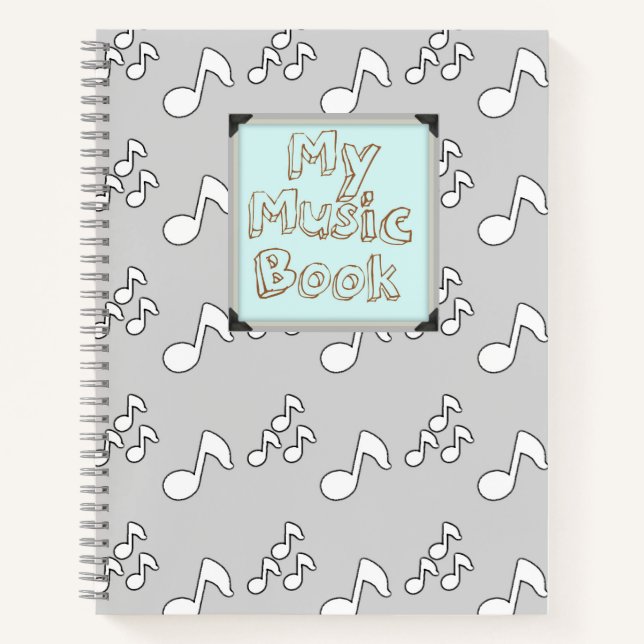 Carnet Music Notes Music book (Devant)