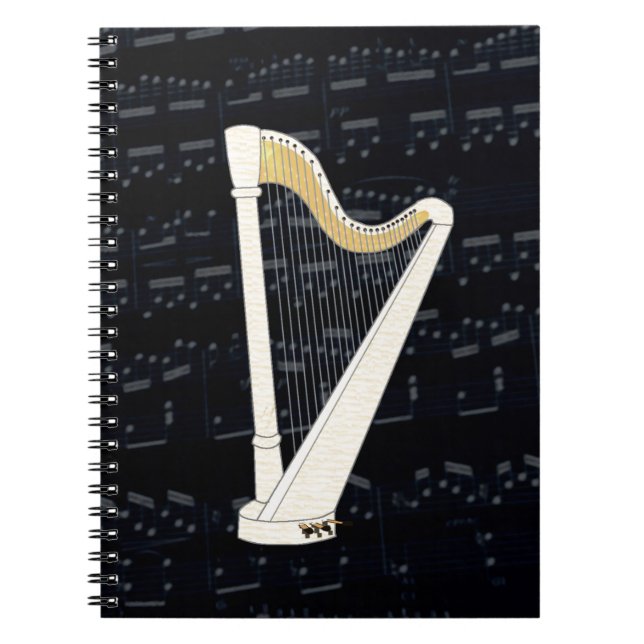 Carnet Musique d'harpe de pédale (Devant)