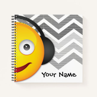 Carnet Musique Mania Face Emoji