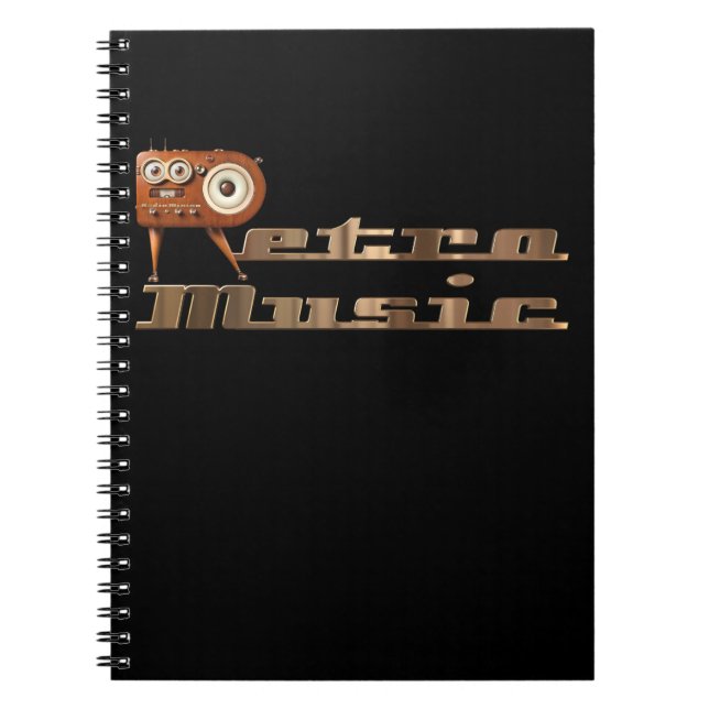 Carnet Musique rétro Minion (Devant)