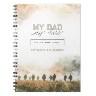 Carnet My Dad My Hero Deployment Gift for Dad from Kids