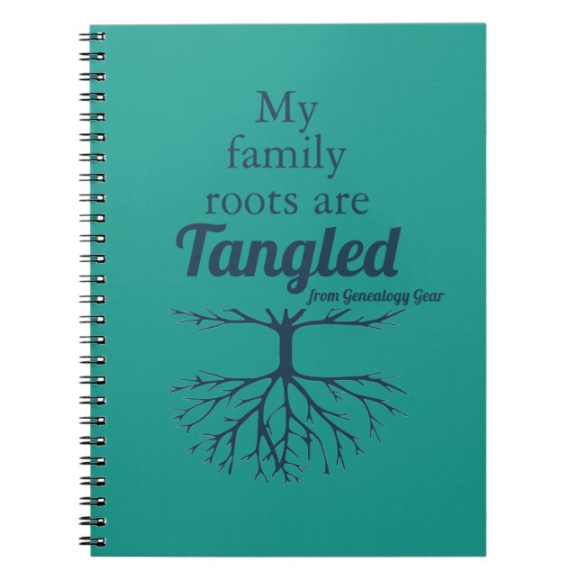 Carnet My Family Roots are Tangled (Devant)