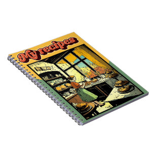 Carnet My recipes retro