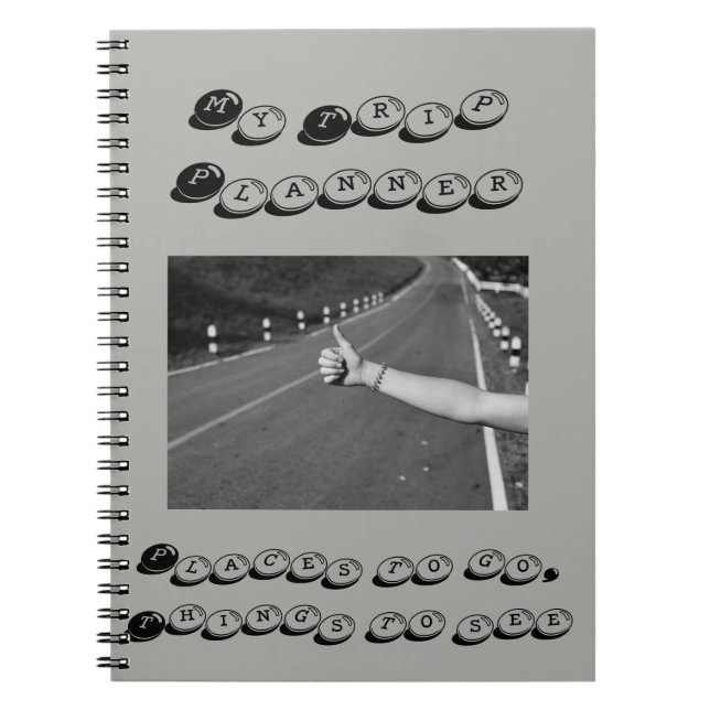 Carnet My trip planner - places to go (Devant)