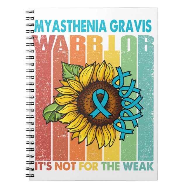 Carnet Myasthenia Gravis Warrior It's Not For The Faiak (Devant)