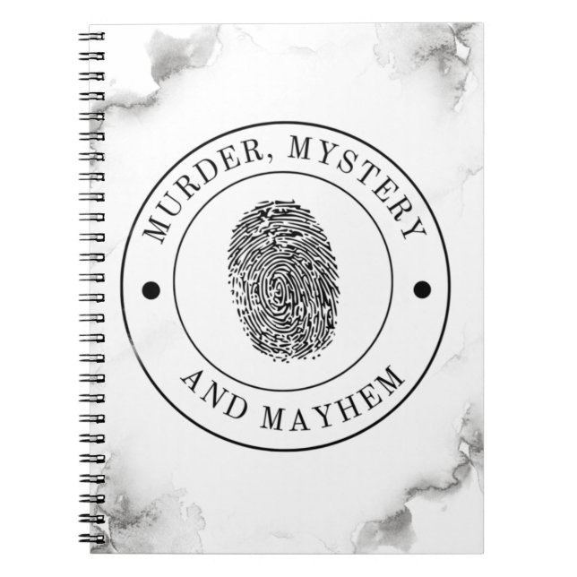 Carnet Mystère du meurtre et Mayhem (Devant)
