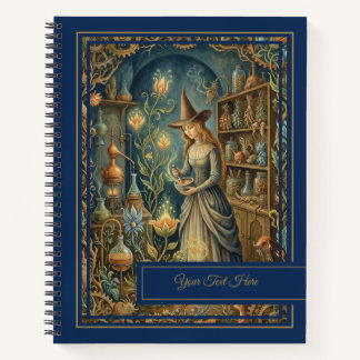 Carnet Mystic Botanica Vintage Herbal Witchcraft Grimoire