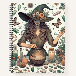 Carnet Mystic Herbalist : L'art de la cuisine et de la sa